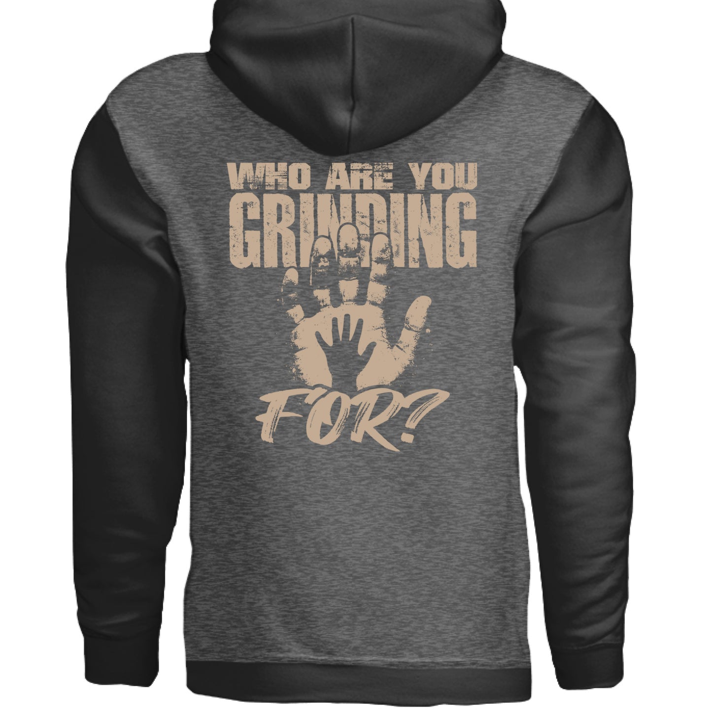 Charcoal Heather/ Black - BACK