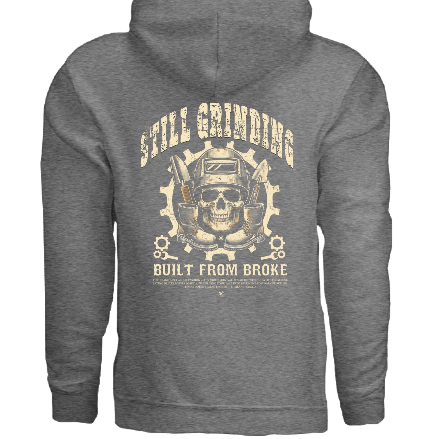 Gunmetal Heather - BACK