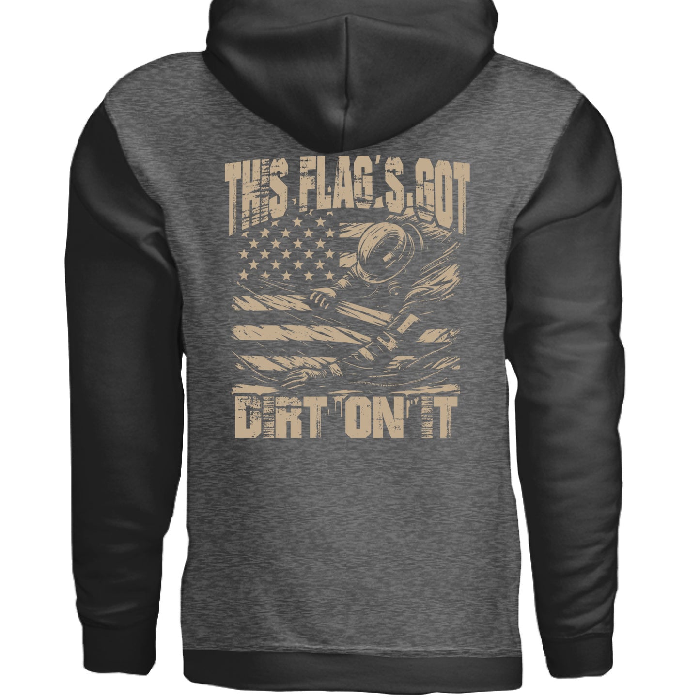 Charcoal Heather/ Black - BACK