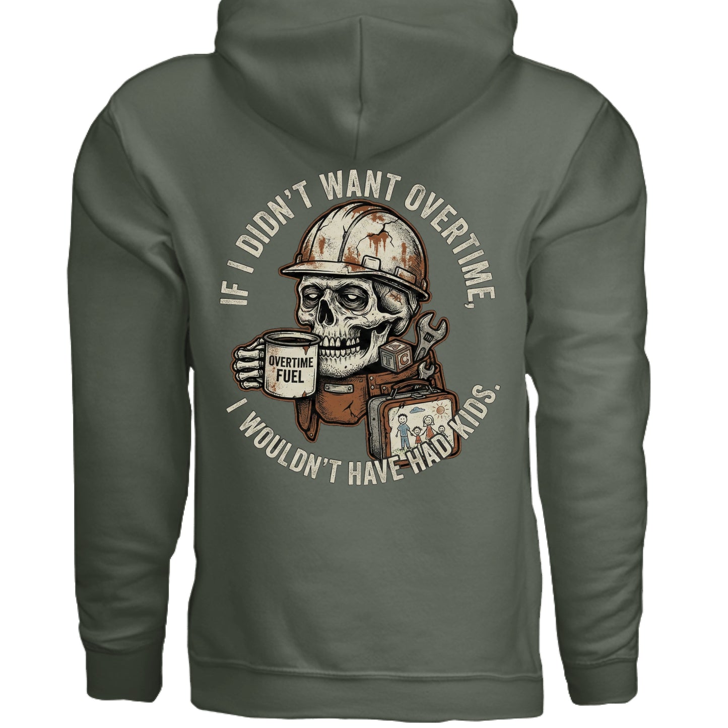 MILITARY GREEN - BACK