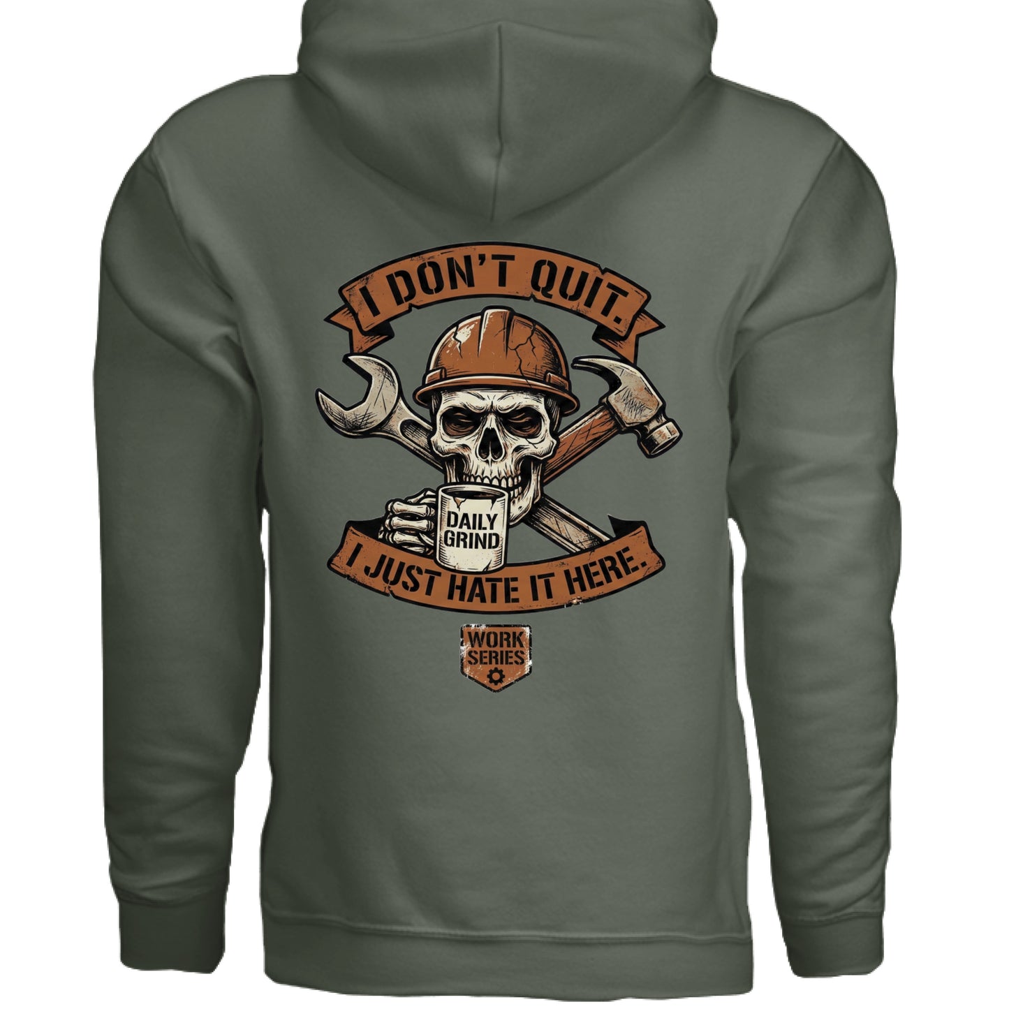 MILITARY GREEN - BACK