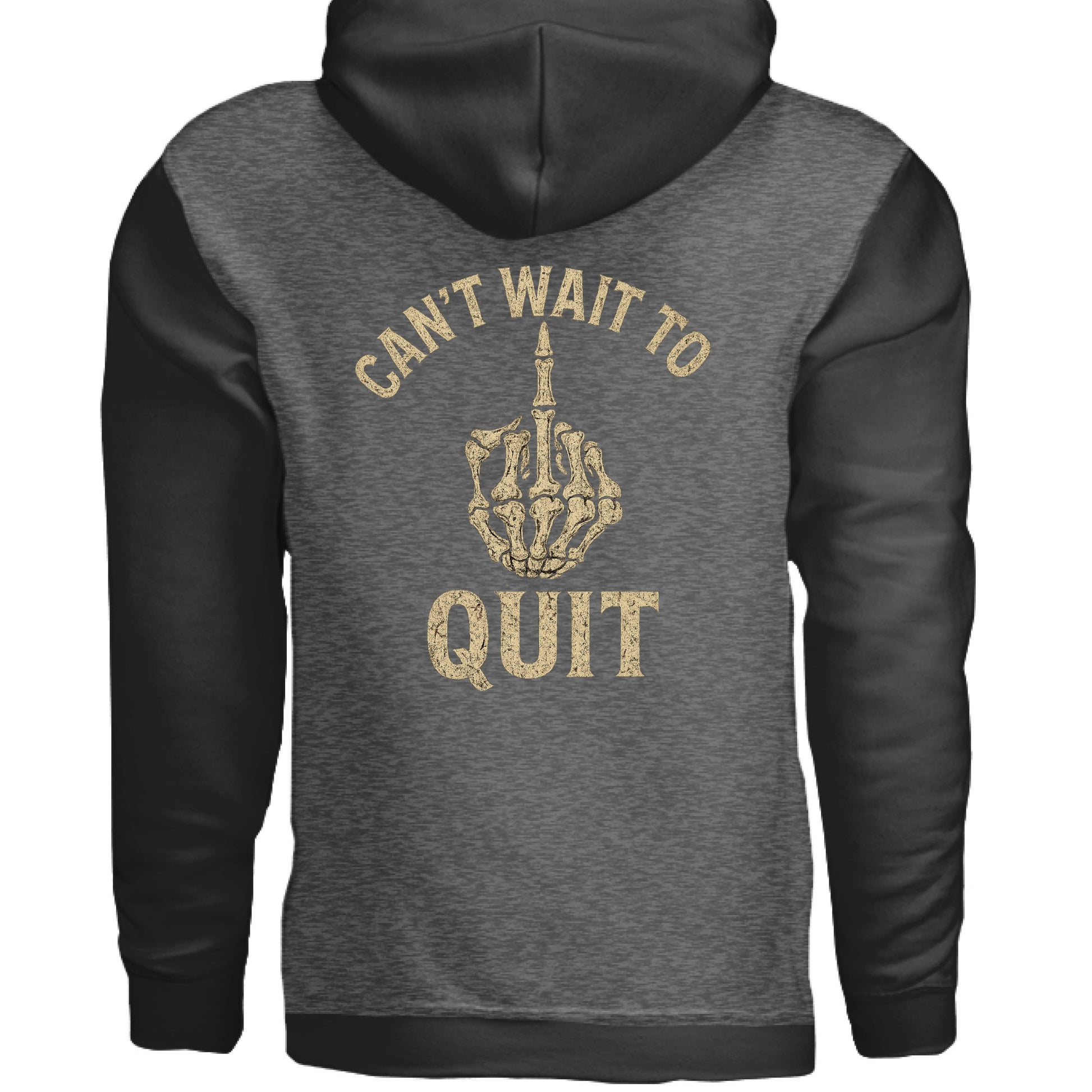 Charcoal Heather/ Black - BACK