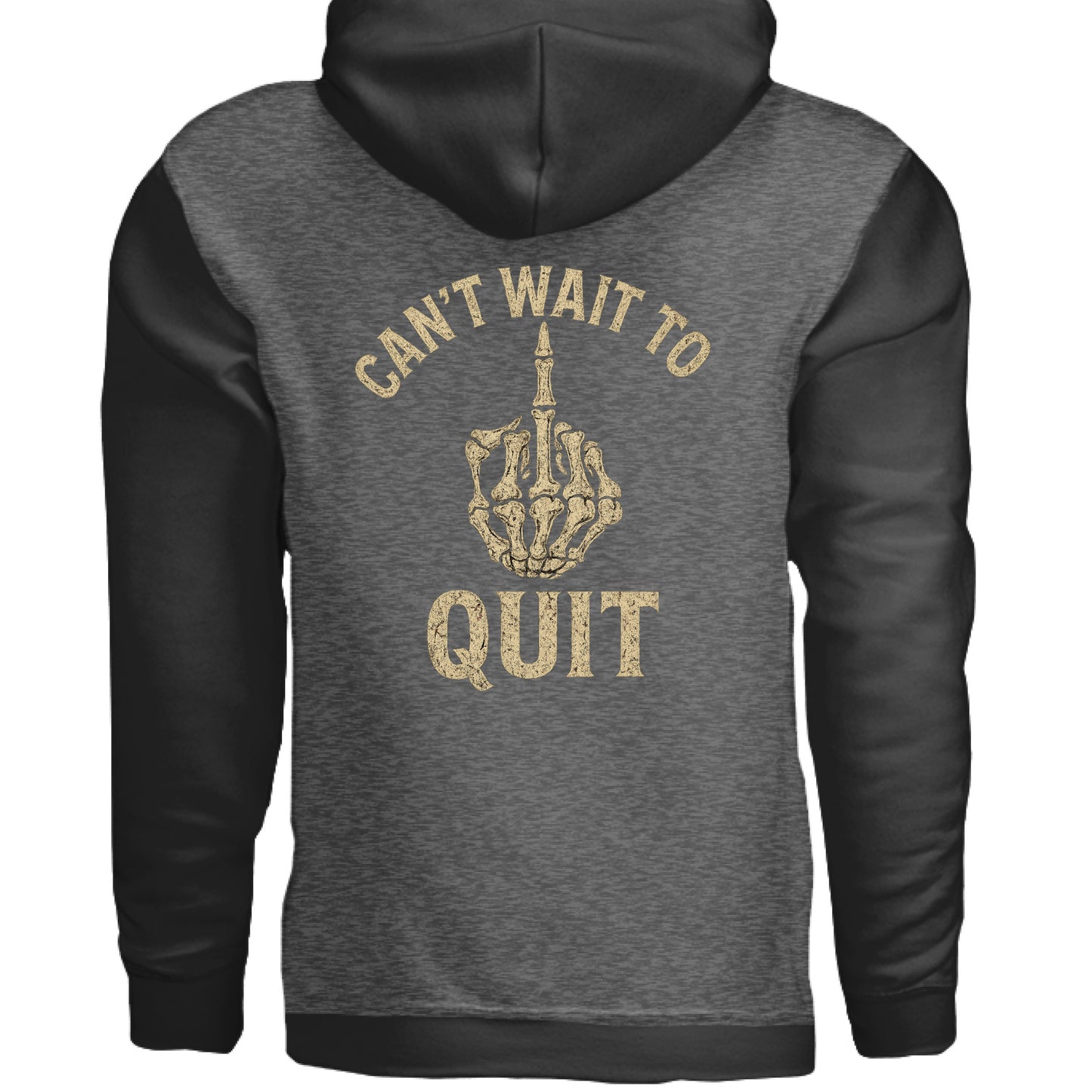 Charcoal Heather/ Black - BACK