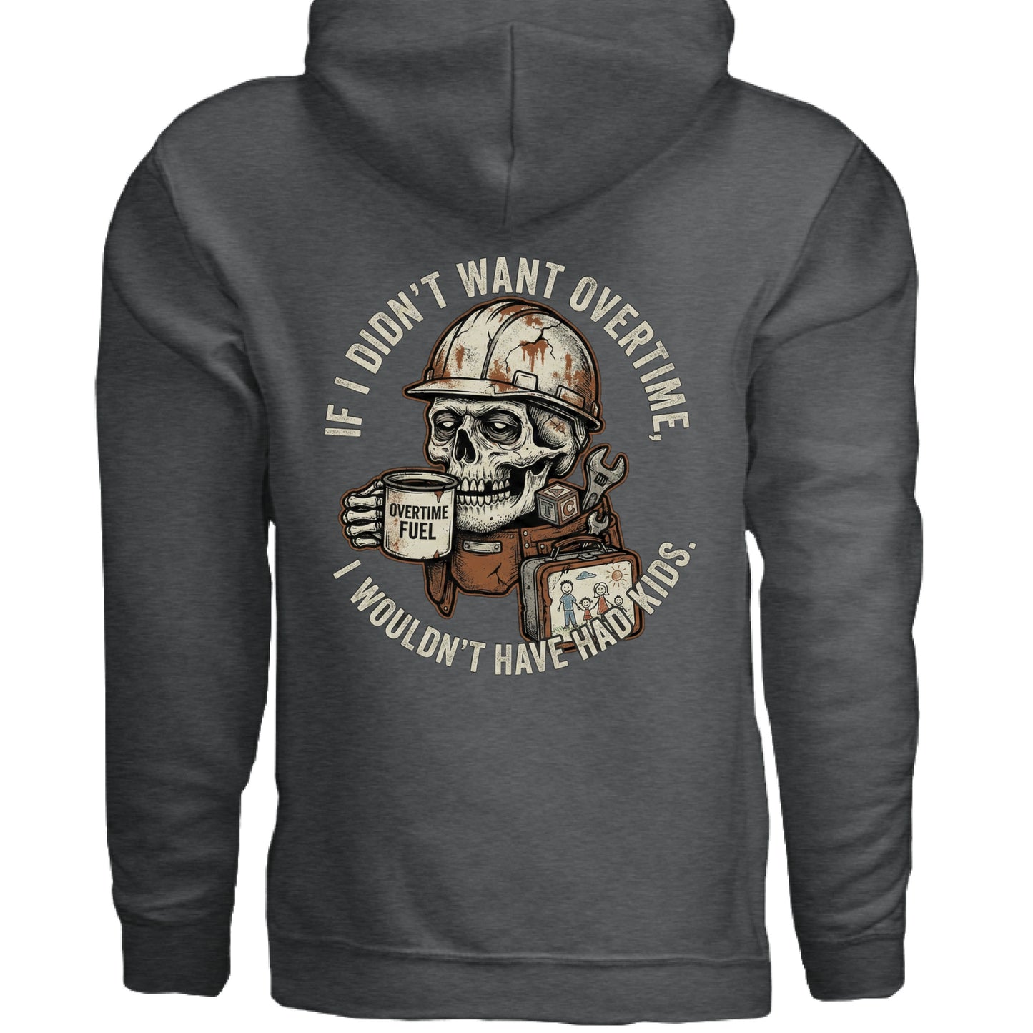 Charcoal Heather - BACK