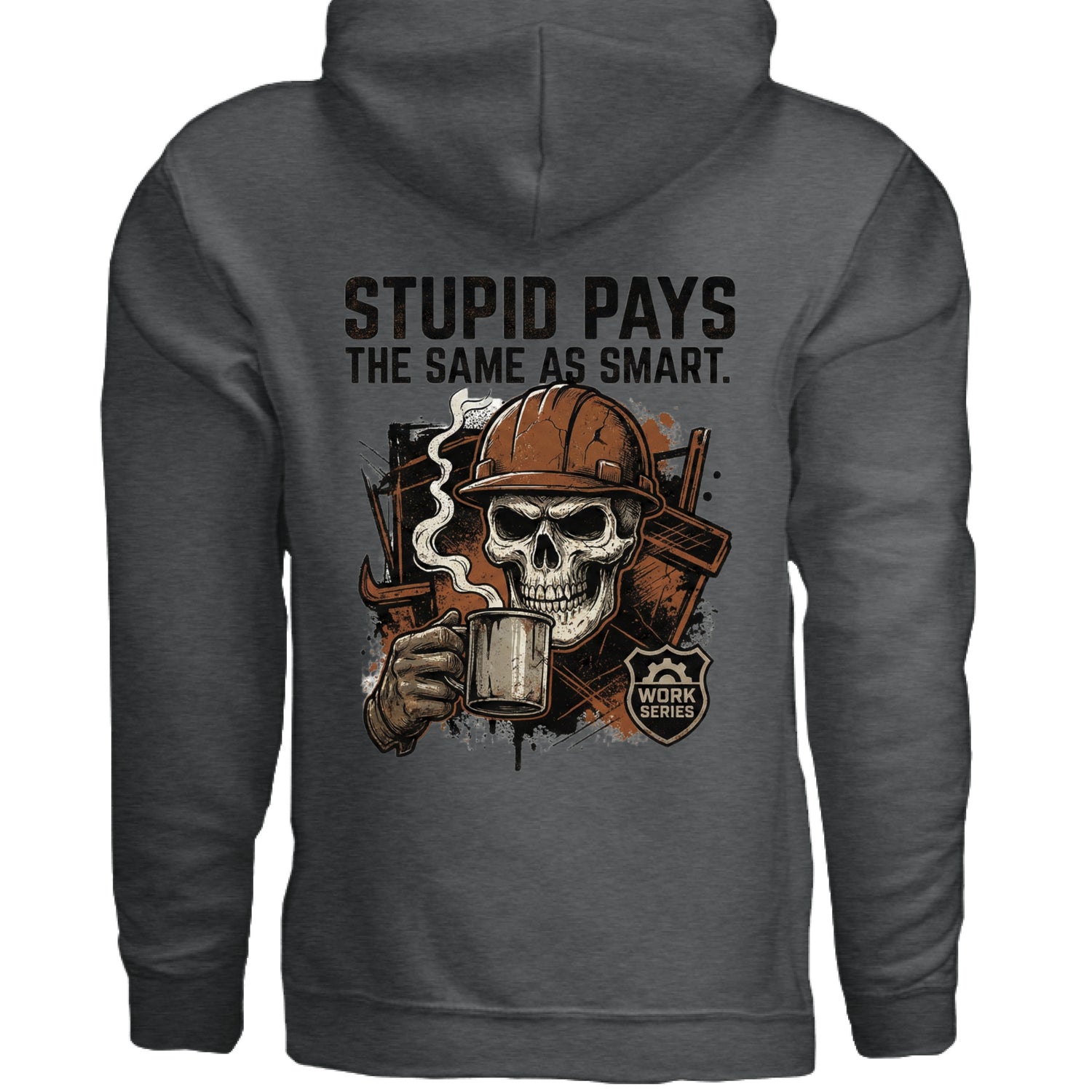 Charcoal Heather - BACK